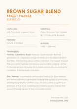 Load image into Gallery viewer, Brown Sugar - Brazil, Rwanda