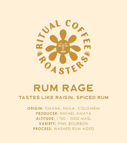 Rum Rage - Rum Aged Washed Pink Bourbon (Colombia)
