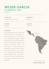 Load image into Gallery viewer, Wilder Garcia (Washed) - Peru