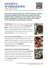 Load image into Gallery viewer, Festive Workshops
